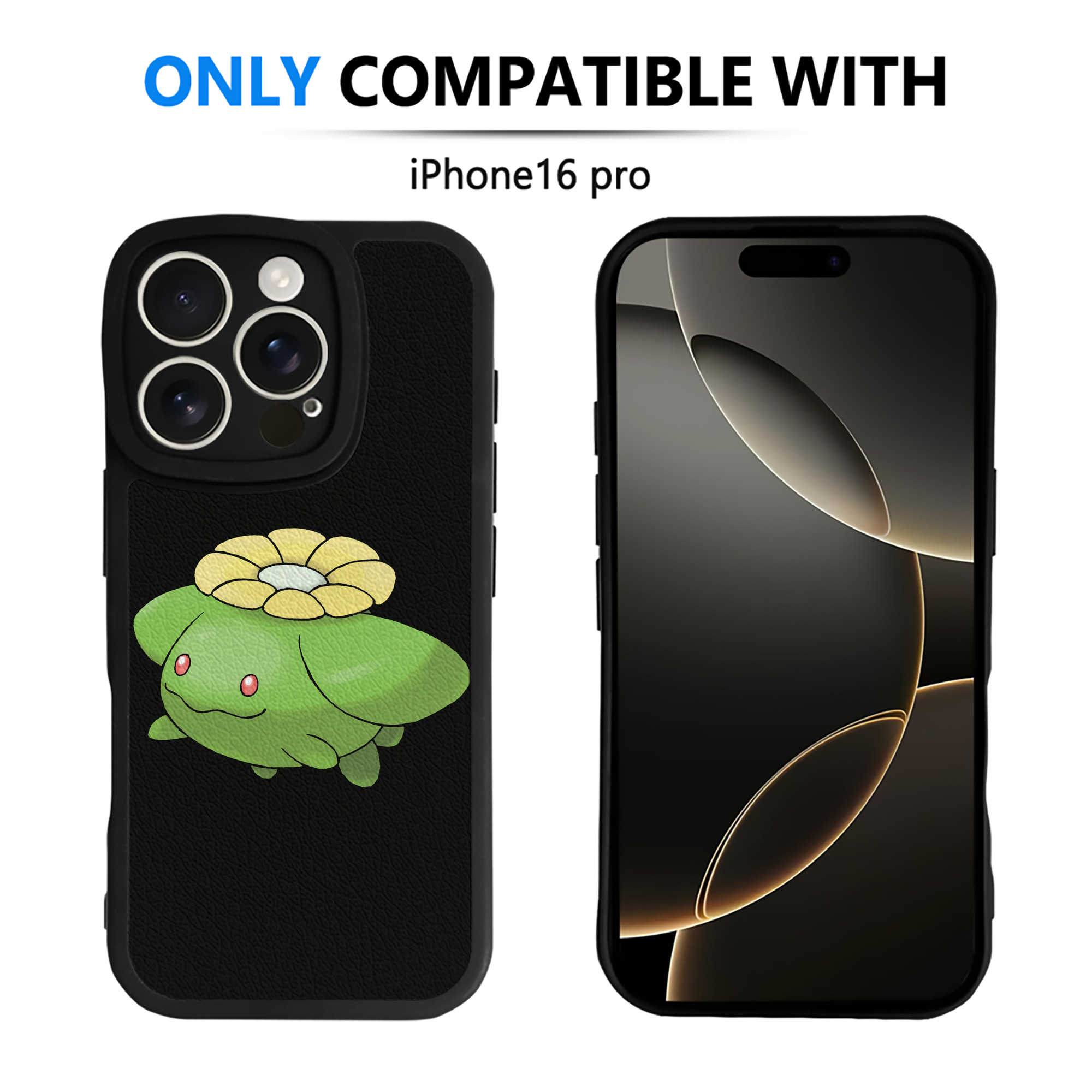 （画像用） ポケットモンスター Pokémon 【iPhone 16シリーズ対応】シリコンスマホケース（レザー調） 材質：シリコン